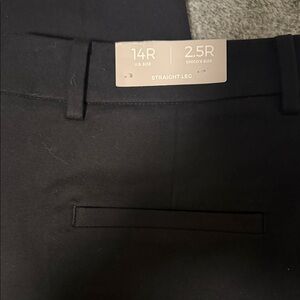 Chico's Classic Black Straight Leg Trousers